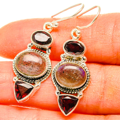 Rutilated Quartz Earrings handcrafted by Ana Silver Co - EARR426575