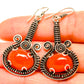 Carnelian Earrings handcrafted by Ana Silver Co - EARR426580
