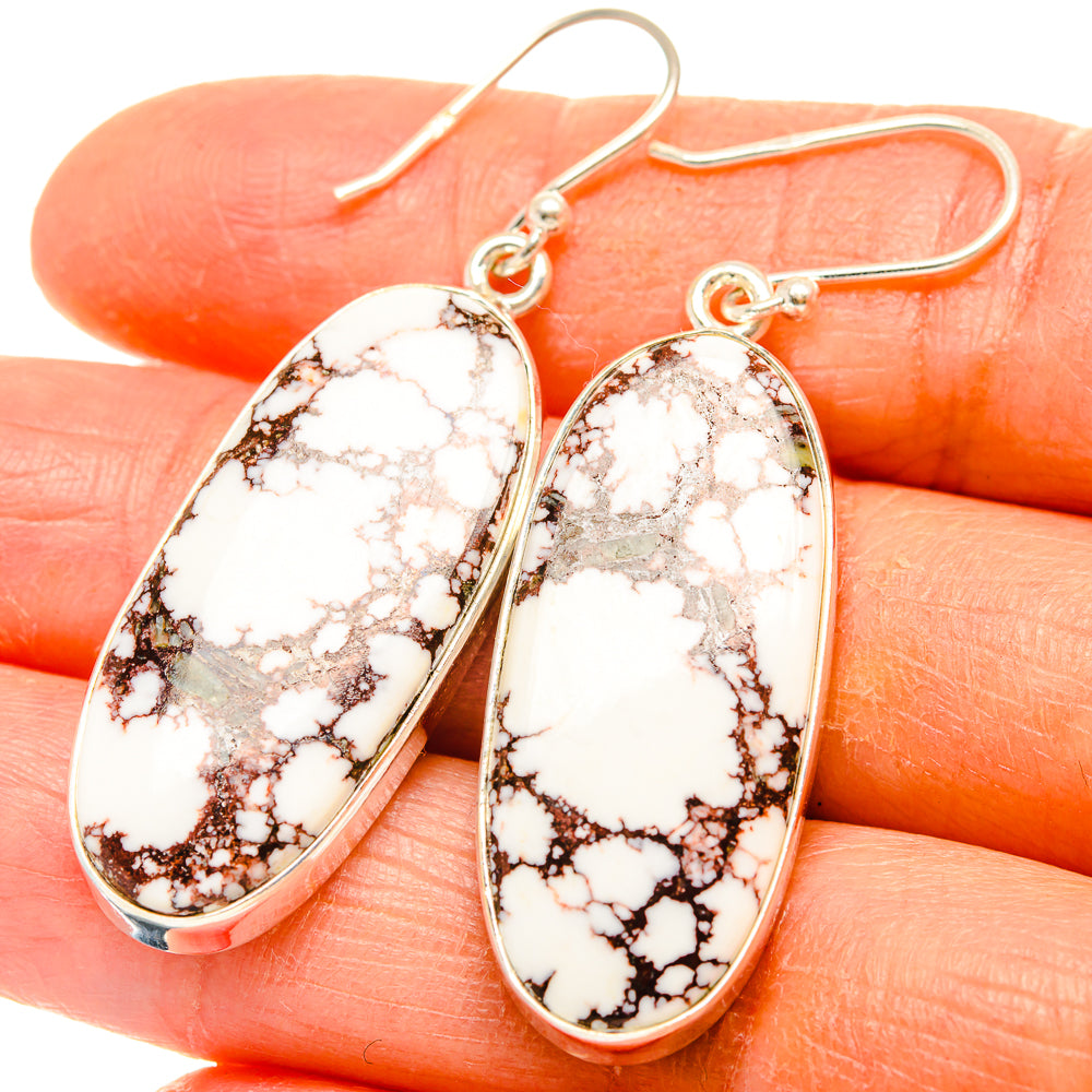 Wild Horse Jasper Earrings handcrafted by Ana Silver Co - EARR426582