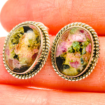 Tourmaline Earrings handcrafted by Ana Silver Co - EARR426592