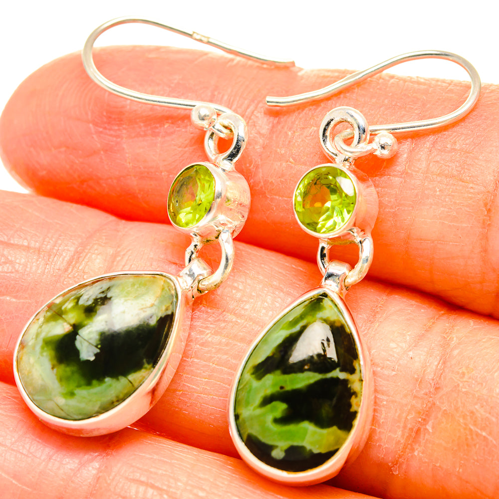 Rainforest Opal Earrings handcrafted by Ana Silver Co - EARR426596