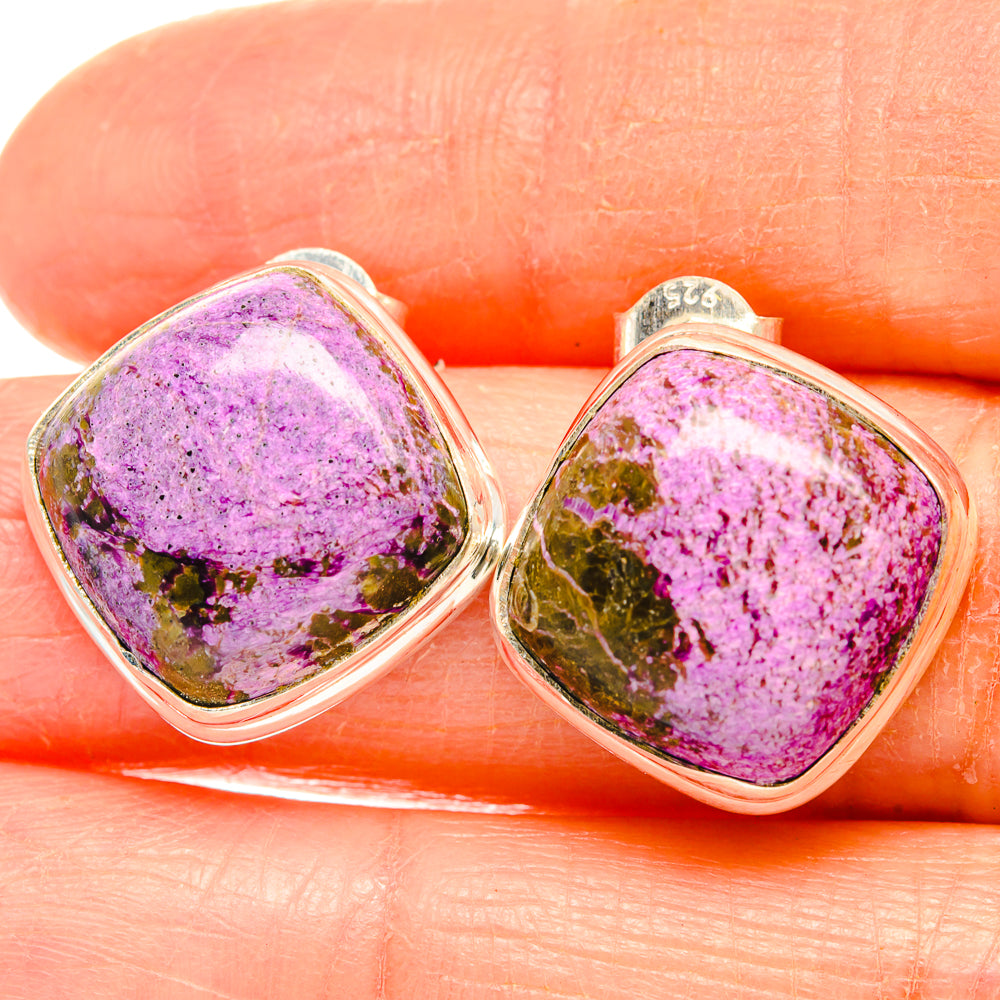 Stichtite Earrings handcrafted by Ana Silver Co - EARR426600