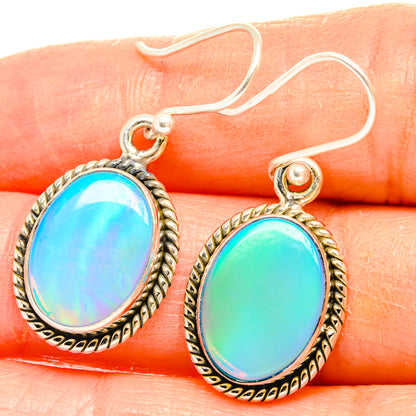 Aura Opal Earrings handcrafted by Ana Silver Co - EARR426611