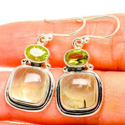 Prehnite Earrings handcrafted by Ana Silver Co - EARR426618