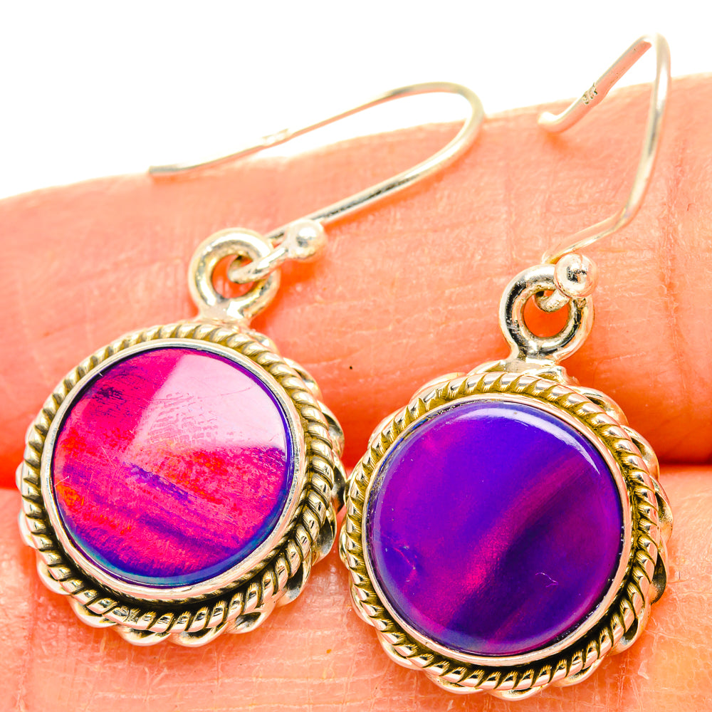 Aura Opal Earrings handcrafted by Ana Silver Co - EARR426620