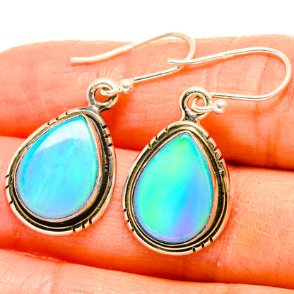 Aura Opal Earrings handcrafted by Ana Silver Co - EARR426626