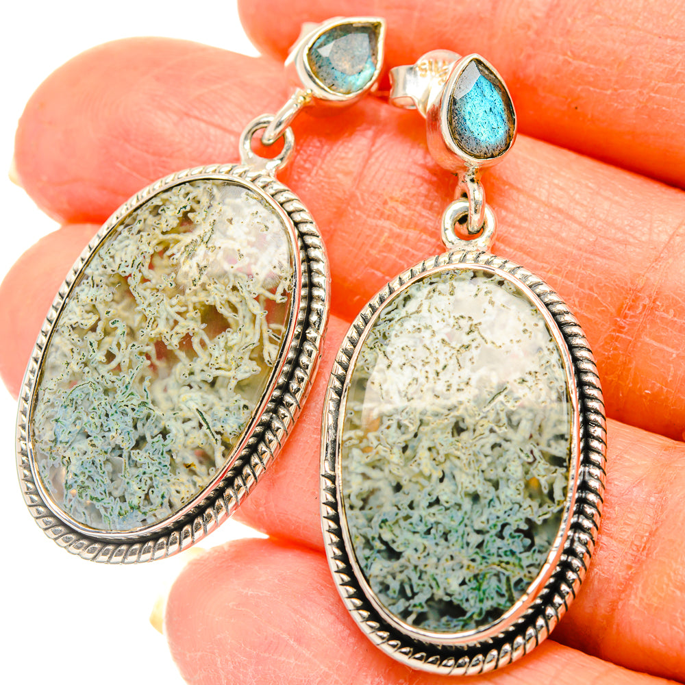 Ocean Jasper Earrings handcrafted by Ana Silver Co - EARR426628