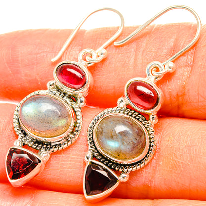 Labradorite Earrings handcrafted by Ana Silver Co - EARR426650
