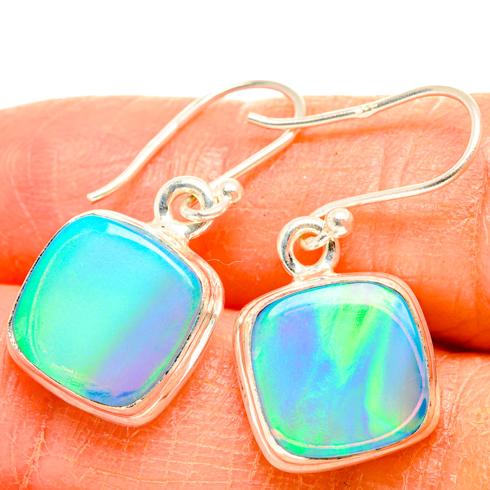 Aura Opal Earrings handcrafted by Ana Silver Co - EARR426652