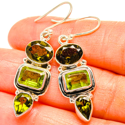 Peridot Earrings handcrafted by Ana Silver Co - EARR426655