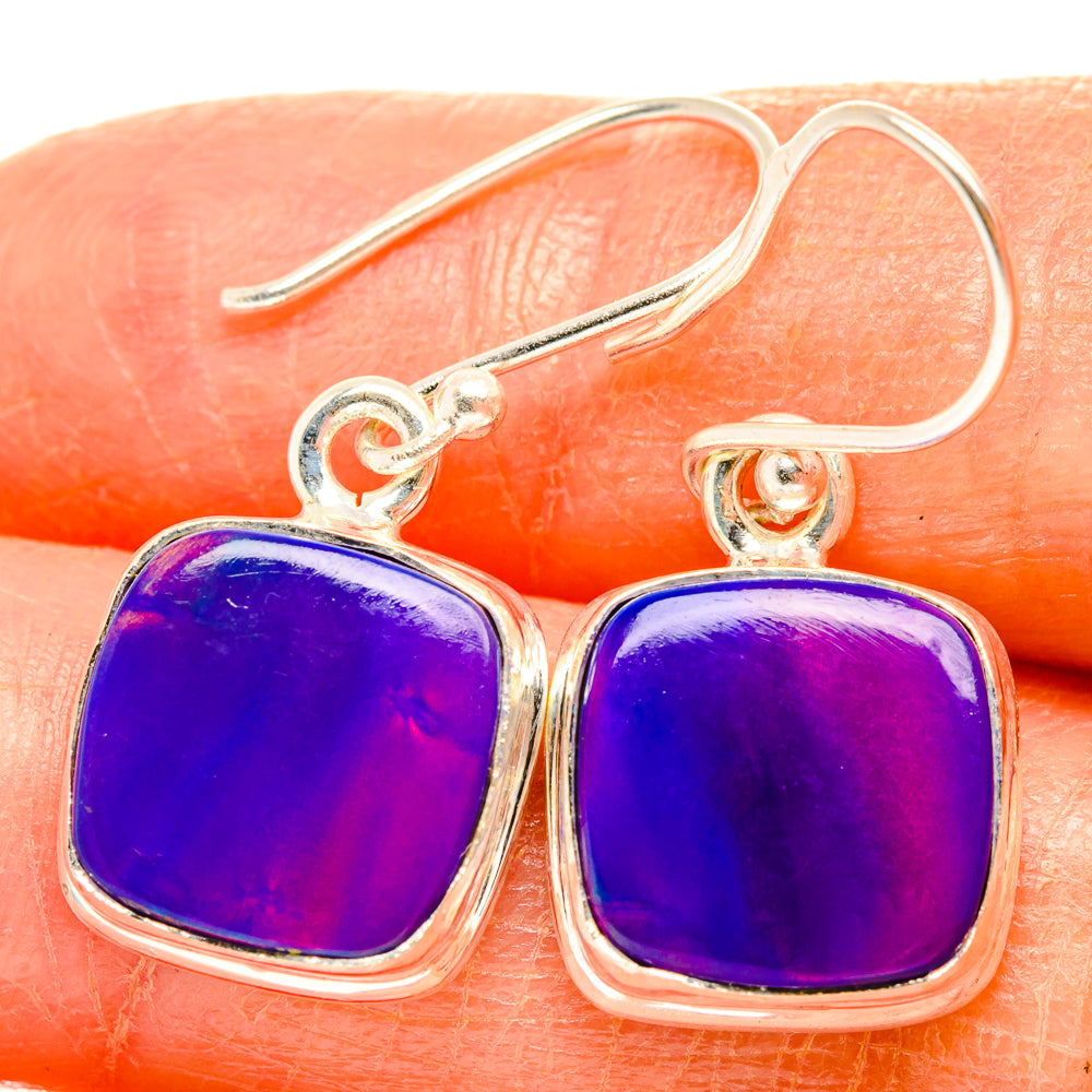 Aura Opal Earrings handcrafted by Ana Silver Co - EARR426662