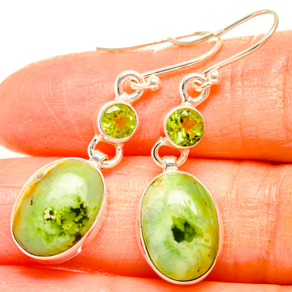 Rainforest Jasper Earrings handcrafted by Ana Silver Co - EARR426664