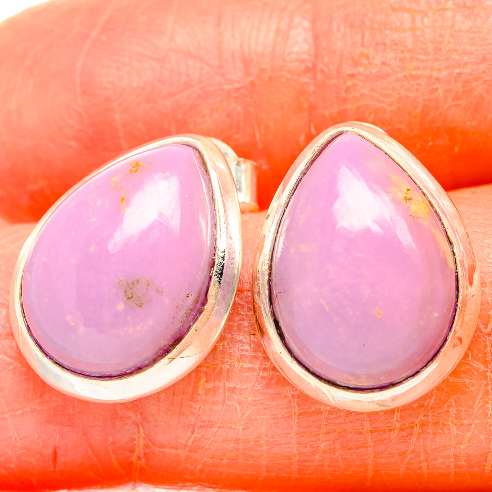 Phosphosiderite Earrings handcrafted by Ana Silver Co - EARR426666