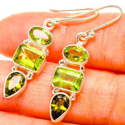 Peridot Earrings handcrafted by Ana Silver Co - EARR426670
