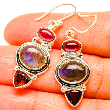 Labradorite Earrings handcrafted by Ana Silver Co - EARR426675