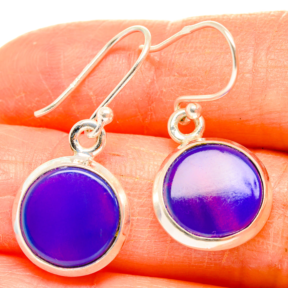Aura Opal Earrings handcrafted by Ana Silver Co - EARR426677