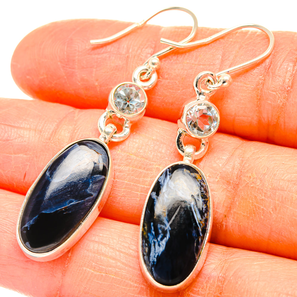 Pietersite Earrings handcrafted by Ana Silver Co - EARR426684