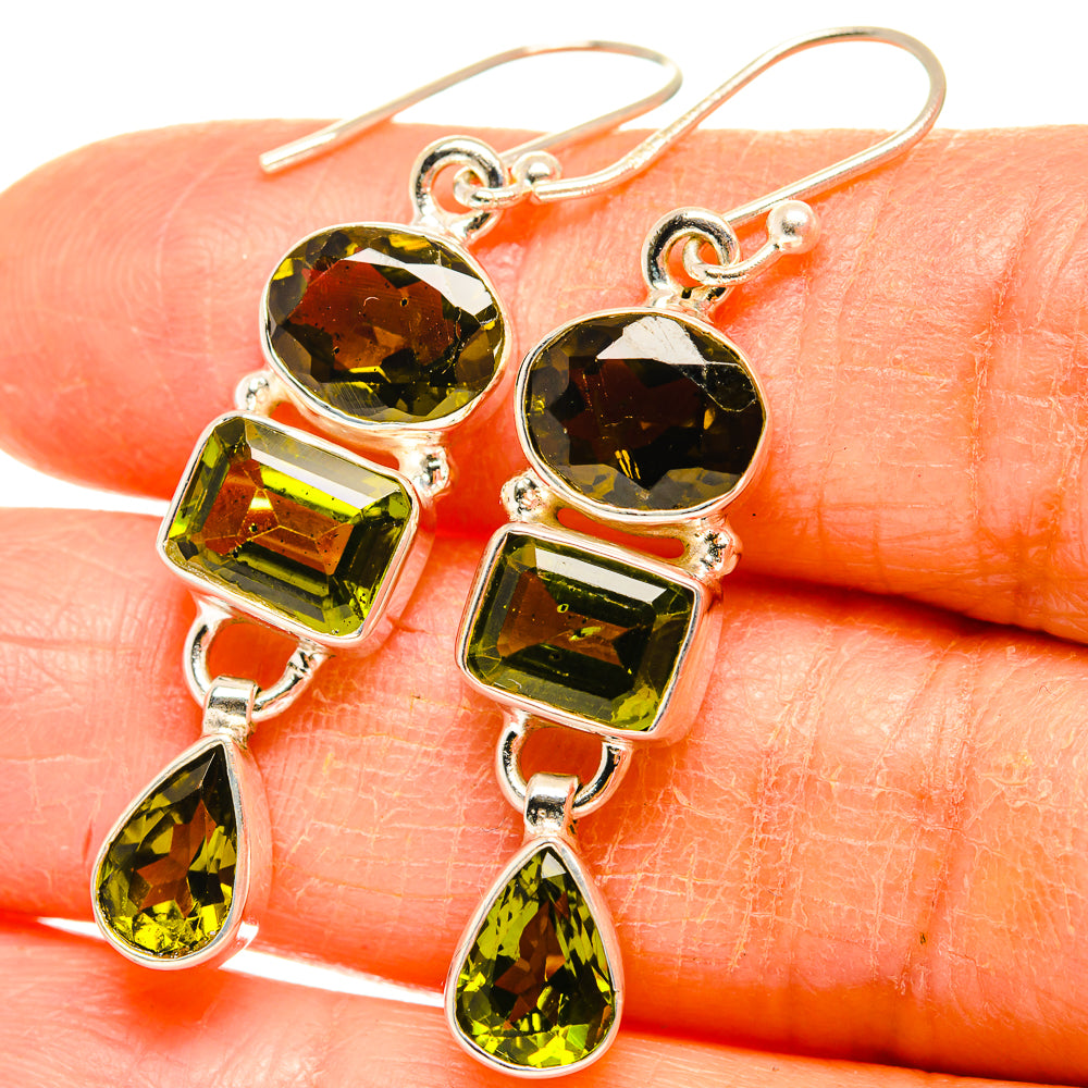 Peridot Earrings handcrafted by Ana Silver Co - EARR426686