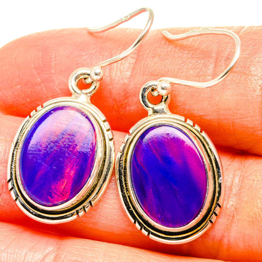 Aura Opal Earrings handcrafted by Ana Silver Co - EARR426687