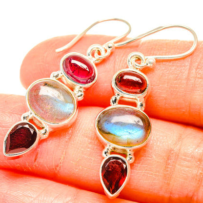 Labradorite Earrings handcrafted by Ana Silver Co - EARR426691