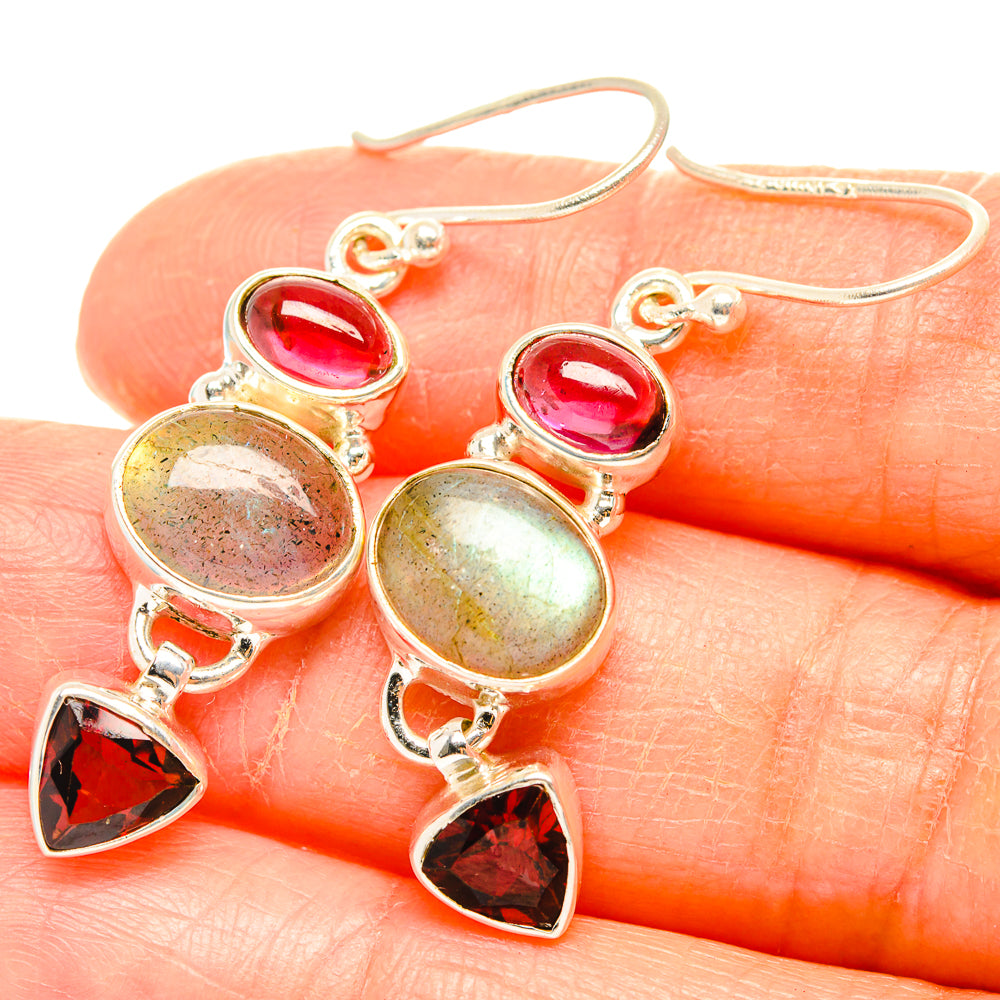Labradorite Earrings handcrafted by Ana Silver Co - EARR426697