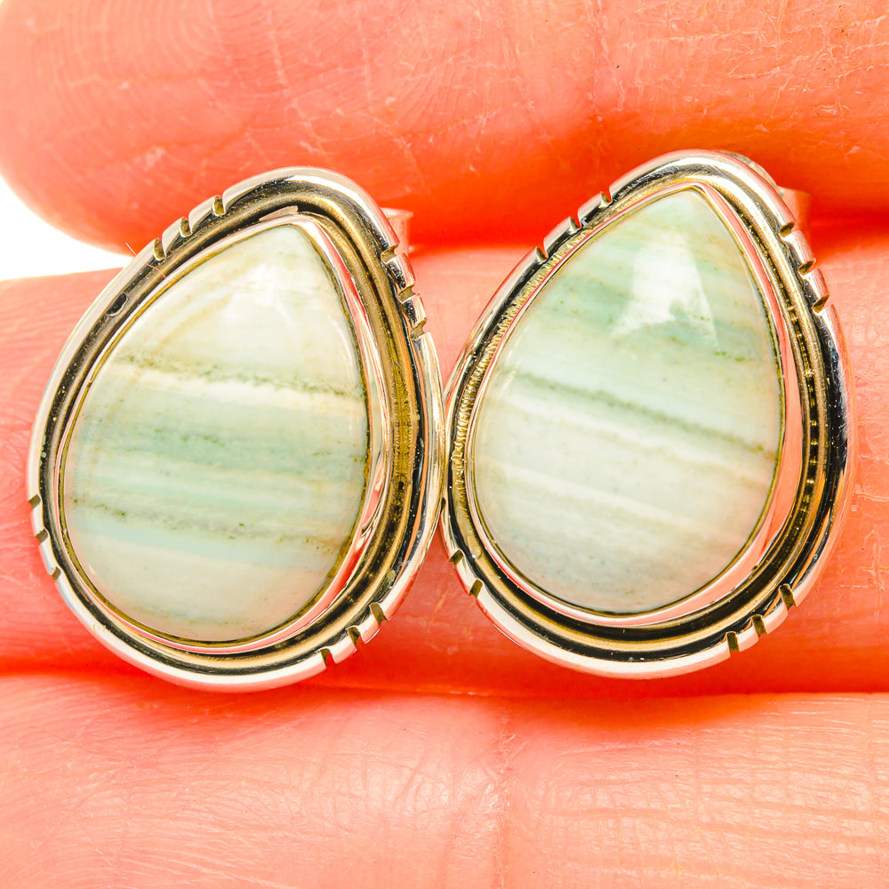 Ocean Jasper Earrings handcrafted by Ana Silver Co - EARR426700