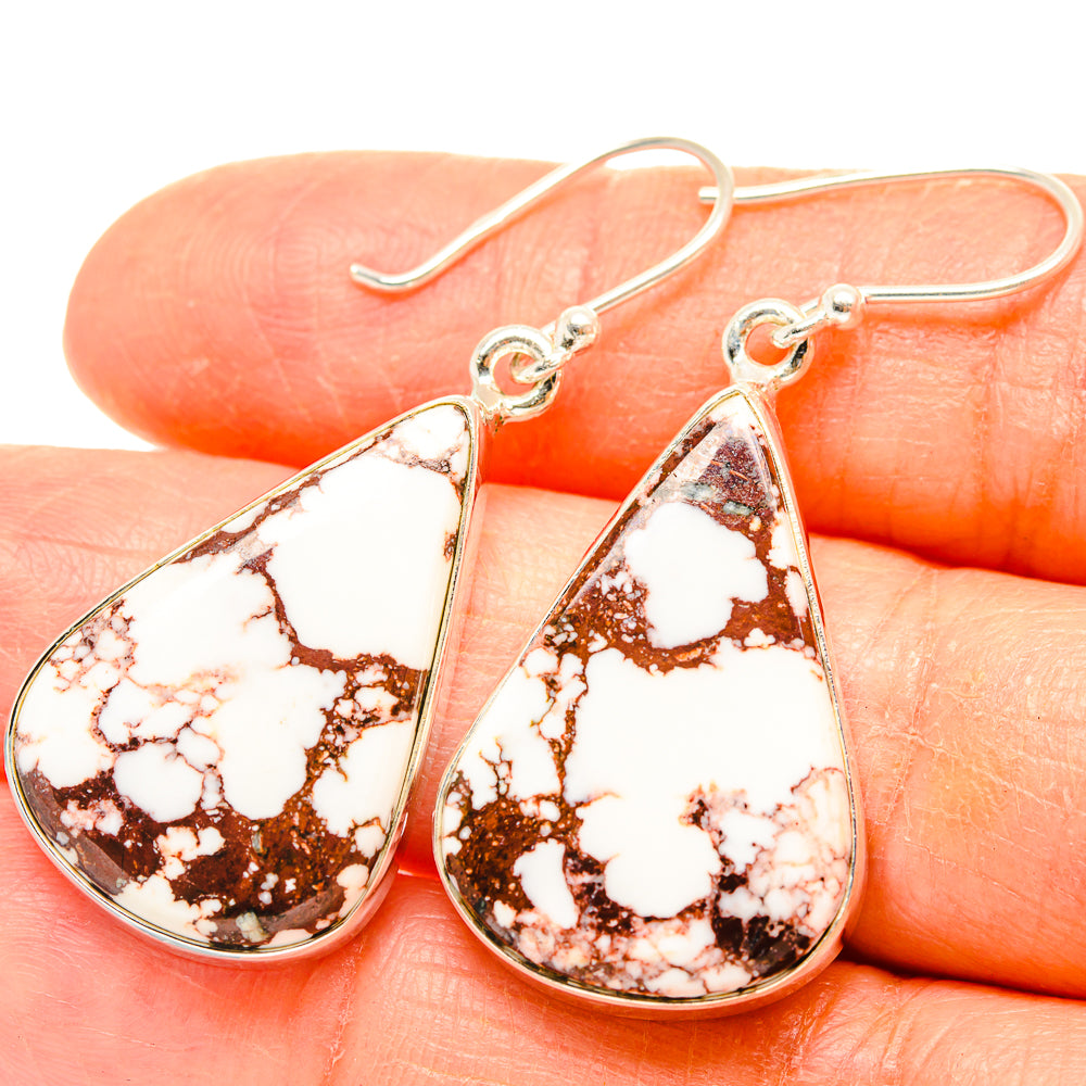 Wild Horse Jasper Earrings handcrafted by Ana Silver Co - EARR426703