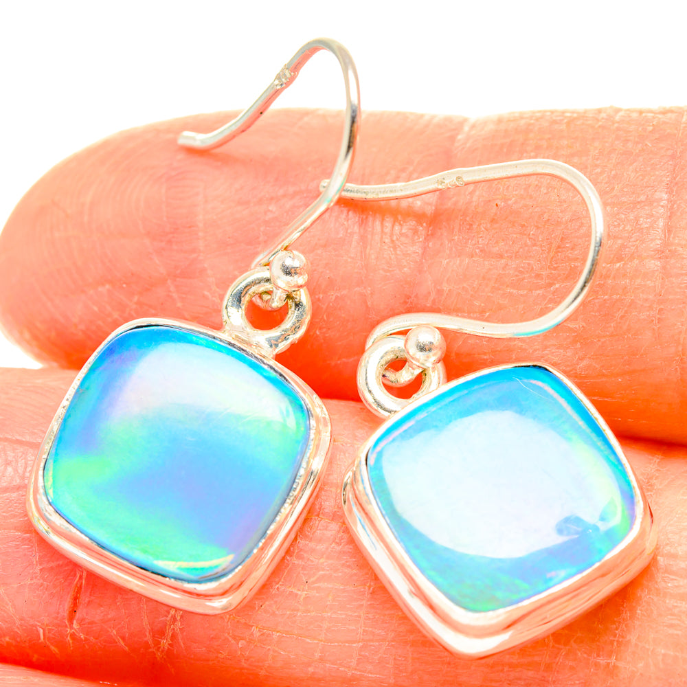 Aura Opal Earrings handcrafted by Ana Silver Co - EARR426713