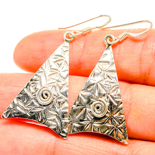 Engraved Earrings handcrafted by Ana Silver Co - EARR426718
