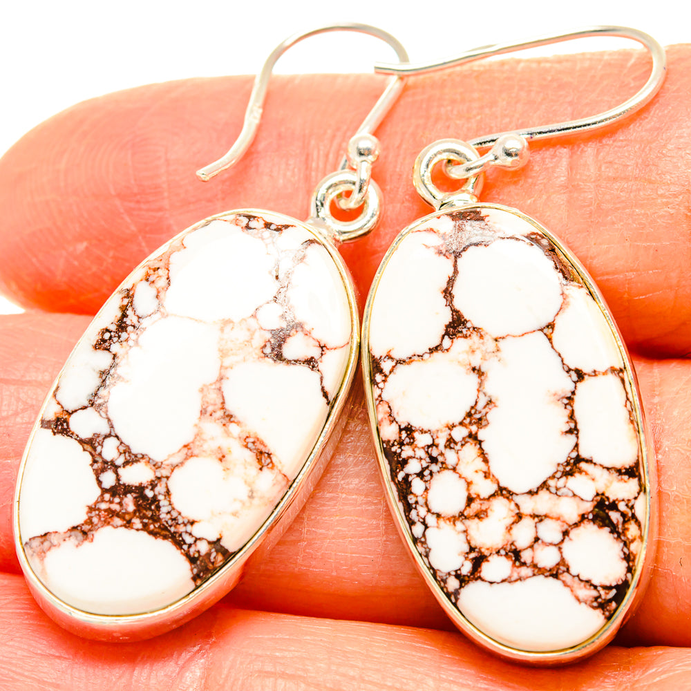 Wild Horse Jasper Earrings handcrafted by Ana Silver Co - EARR426720