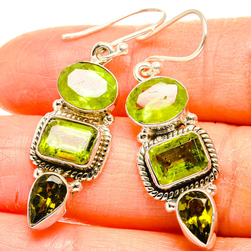 Peridot Earrings handcrafted by Ana Silver Co - EARR426722