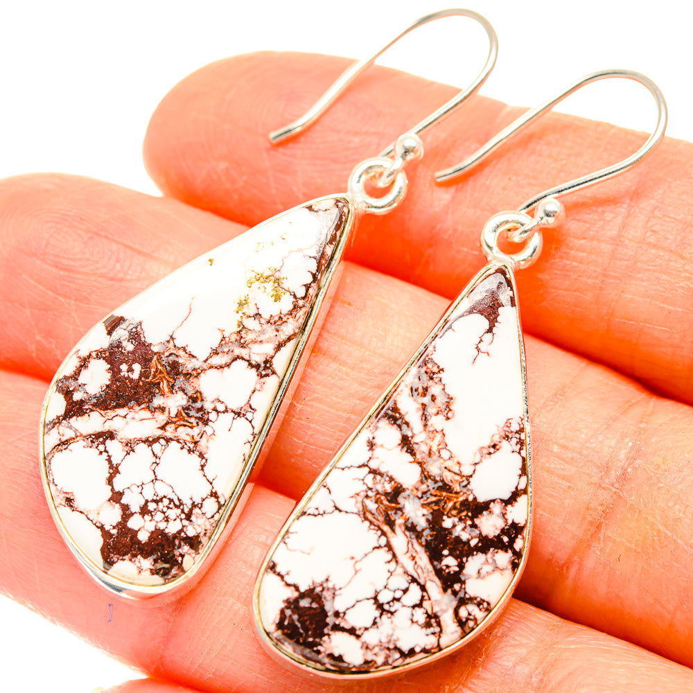 Wild Horse Jasper Earrings handcrafted by Ana Silver Co - EARR426727