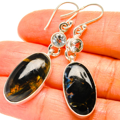 Pietersite Earrings handcrafted by Ana Silver Co - EARR426741