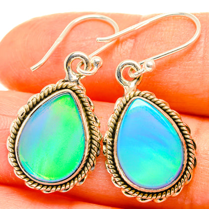 Aura Opal Earrings handcrafted by Ana Silver Co - EARR426743