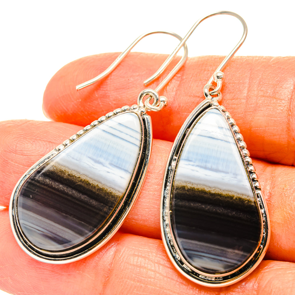 Owyhee Opal Earrings handcrafted by Ana Silver Co - EARR426744