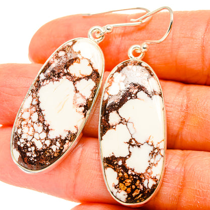 Wild Horse Jasper Earrings handcrafted by Ana Silver Co - EARR426746