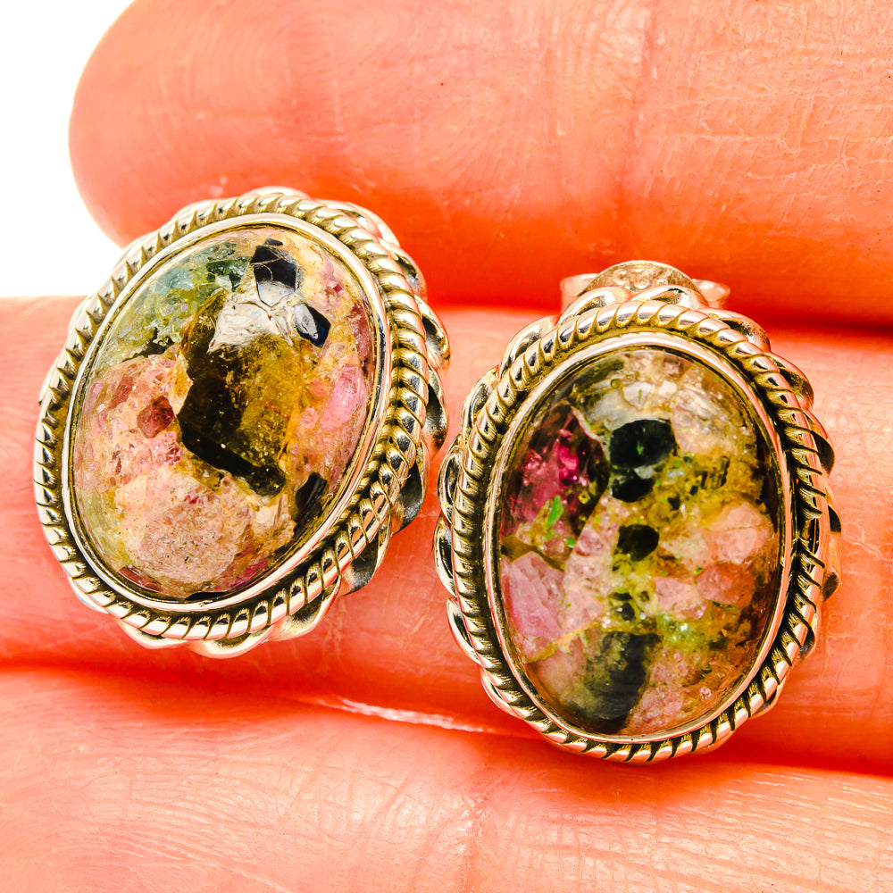 Tourmaline Earrings handcrafted by Ana Silver Co - EARR426747