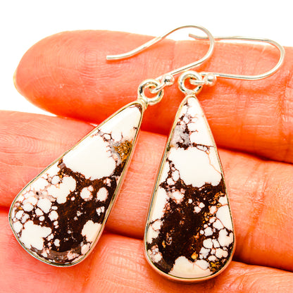 Wild Horse Jasper Earrings handcrafted by Ana Silver Co - EARR426748