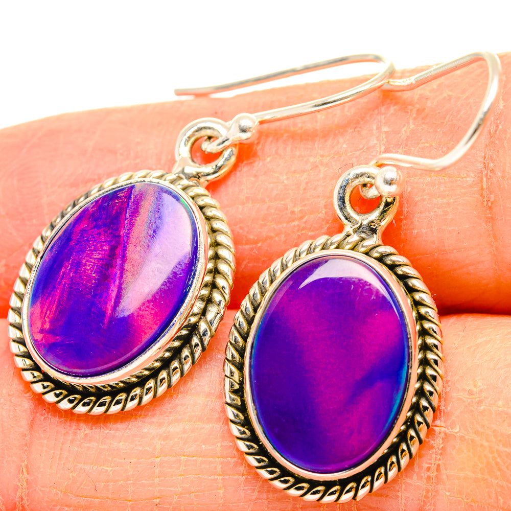 Aura Opal Earrings handcrafted by Ana Silver Co - EARR426751