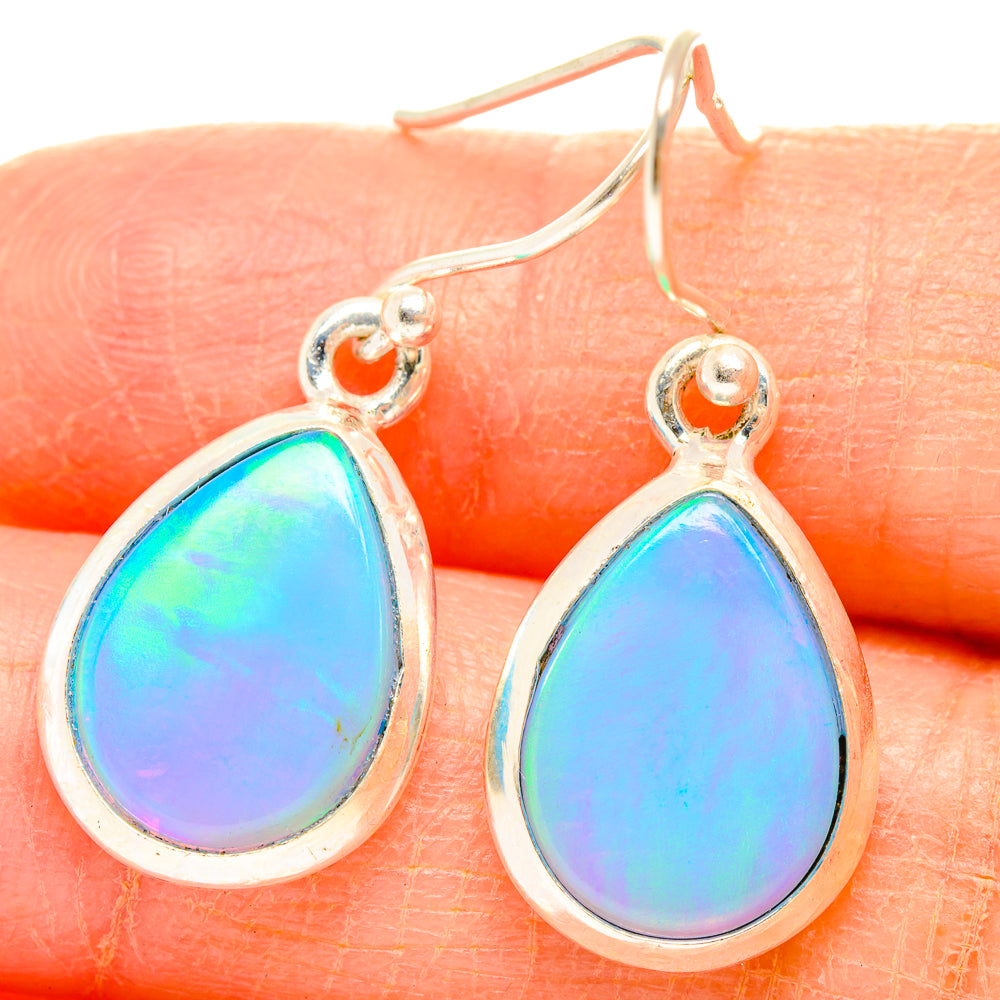 Aura Opal Earrings handcrafted by Ana Silver Co - EARR426756