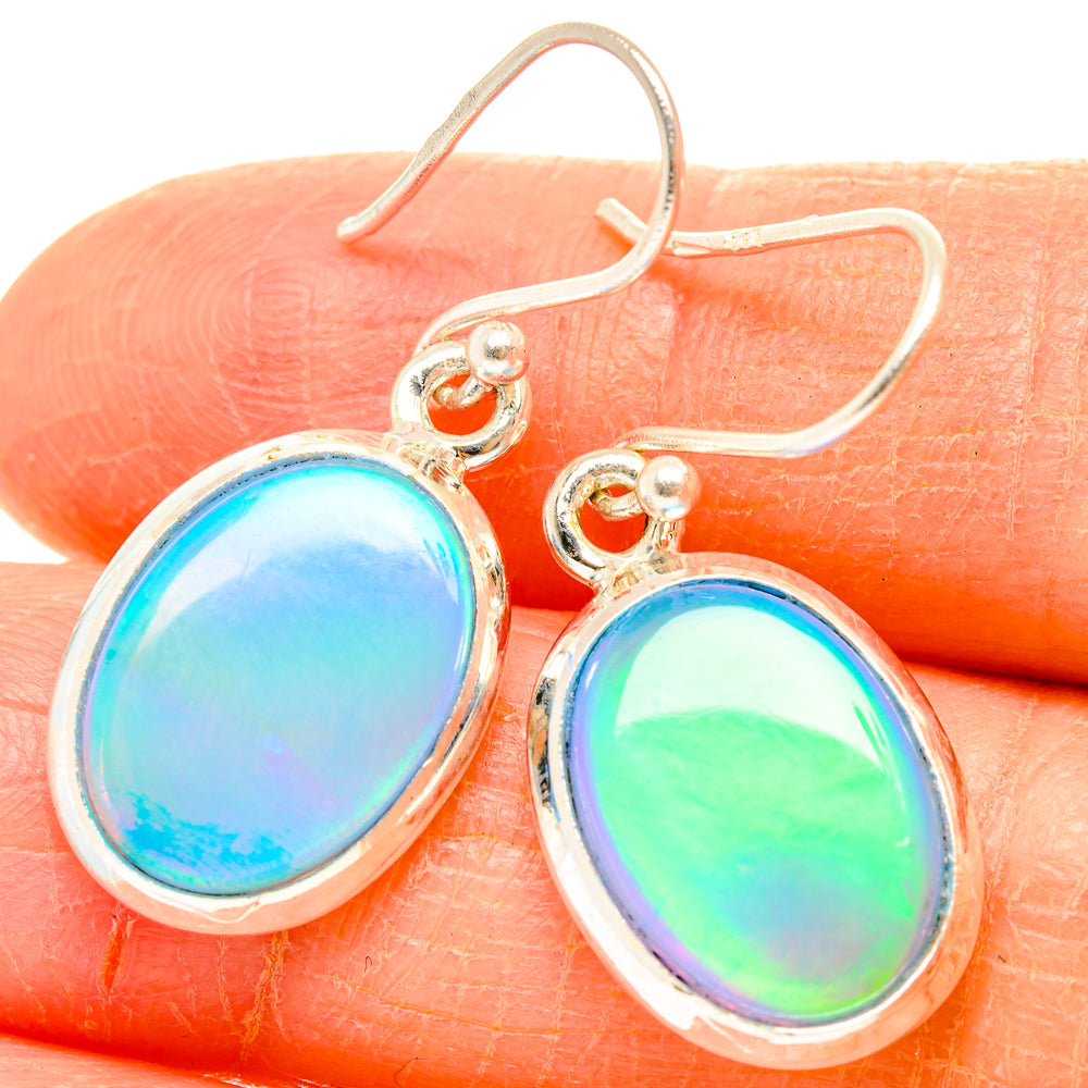 Aura Opal Earrings handcrafted by Ana Silver Co - EARR426760