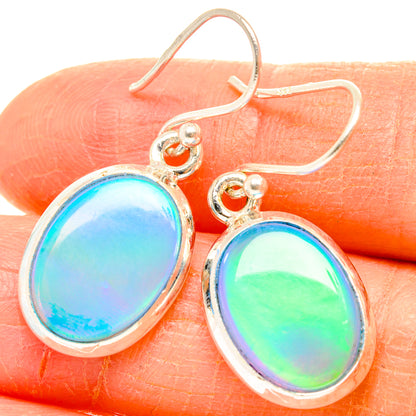 Aura Opal Earrings handcrafted by Ana Silver Co - EARR426760