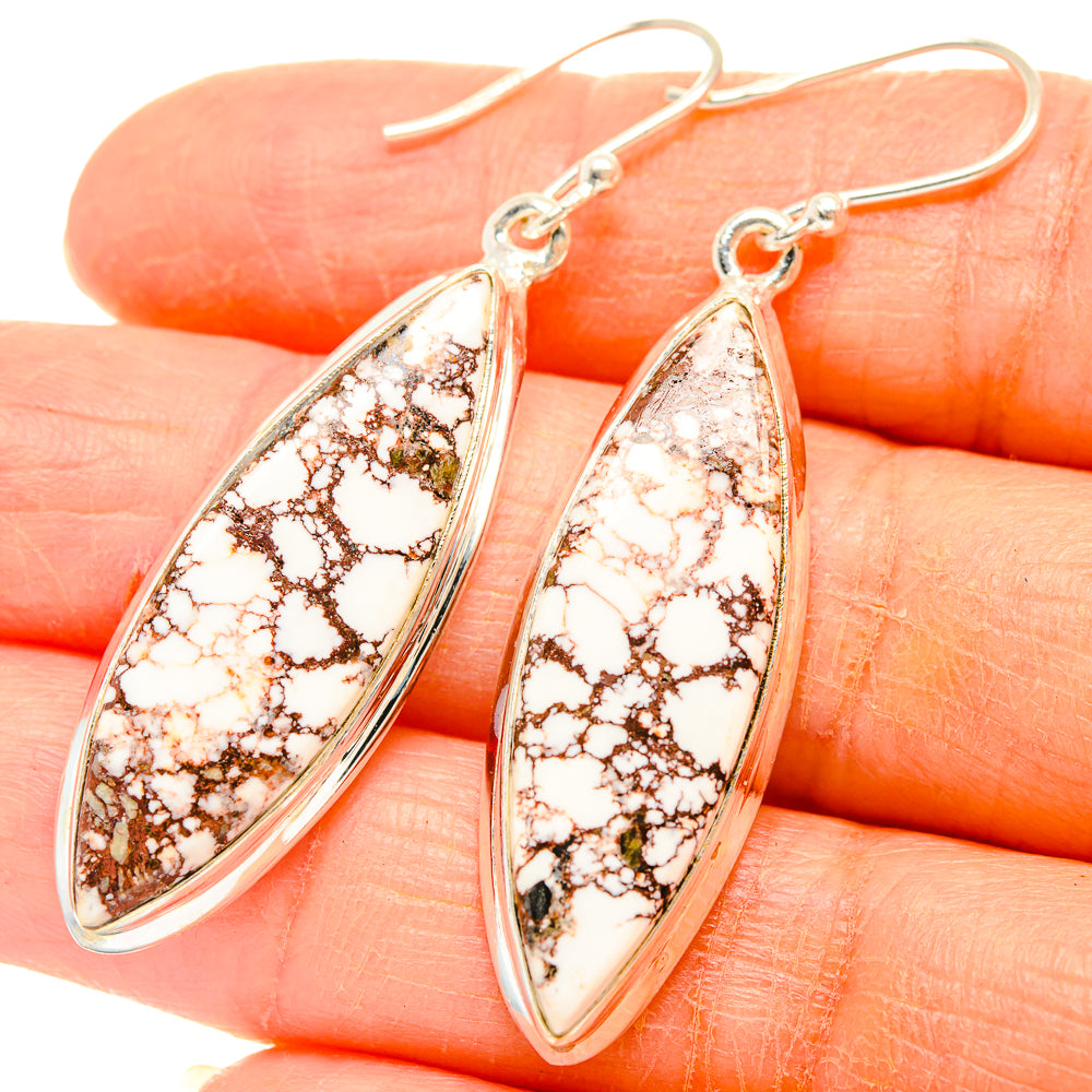 Wild Horse Jasper Earrings handcrafted by Ana Silver Co - EARR426768
