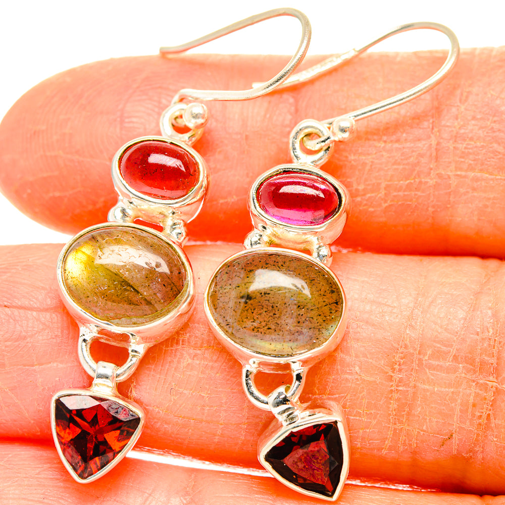 Labradorite Earrings handcrafted by Ana Silver Co - EARR426770