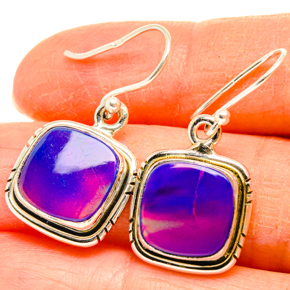 Aura Opal Earrings handcrafted by Ana Silver Co - EARR426782