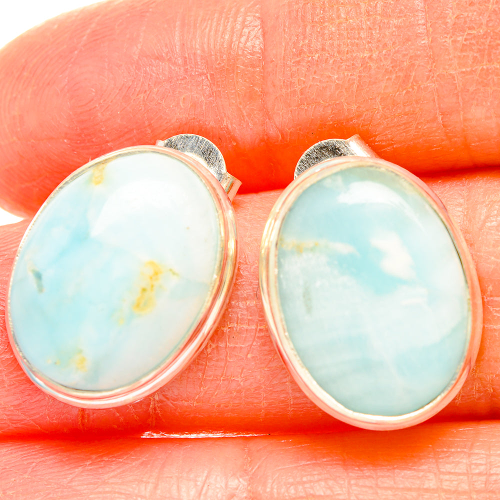 Larimar Earrings handcrafted by Ana Silver Co - EARR426788