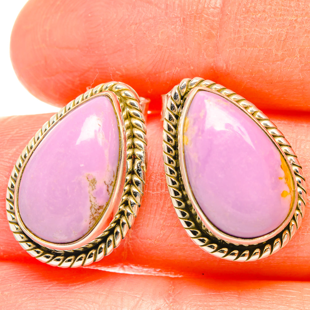 Phosphosiderite Earrings handcrafted by Ana Silver Co - EARR426792