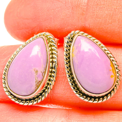 Phosphosiderite Earrings handcrafted by Ana Silver Co - EARR426792