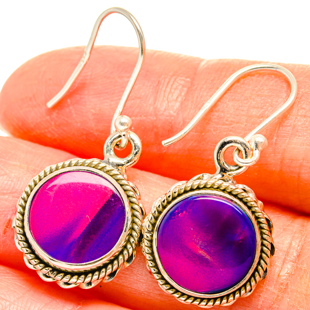 Aura Opal Earrings handcrafted by Ana Silver Co - EARR426793