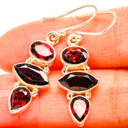Garnet Earrings handcrafted by Ana Silver Co - EARR426797